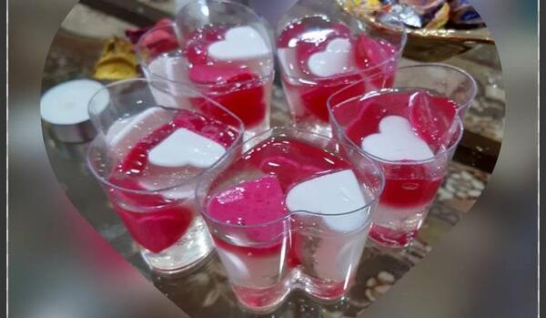 عکس ژله در لیوان
