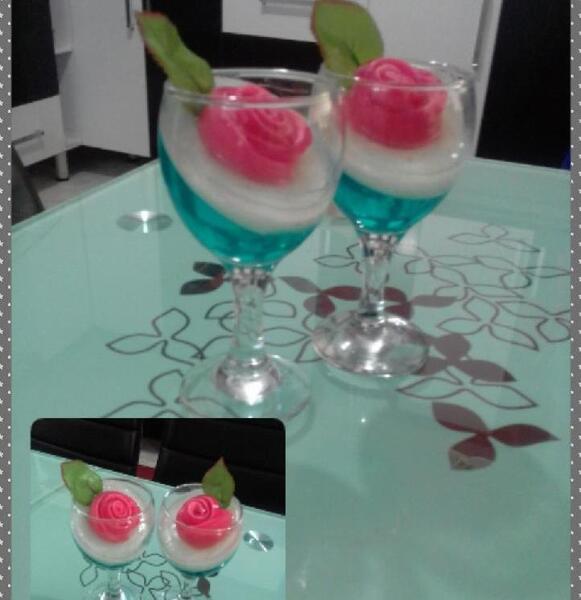عکس ژله در لیوان