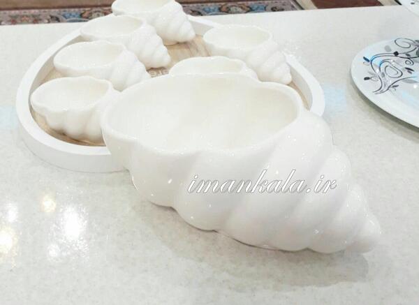 عکس ظرف سفید سرامیکی