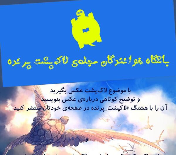 عکس لاک پشت پرنده