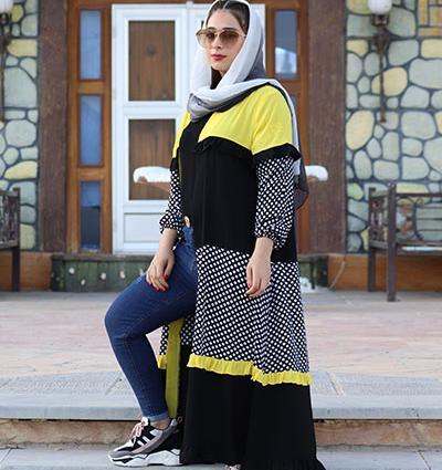 عکس مدل مانتو پارچه کرپ حریر