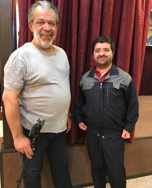 عکس جابر وثوق و همسرش