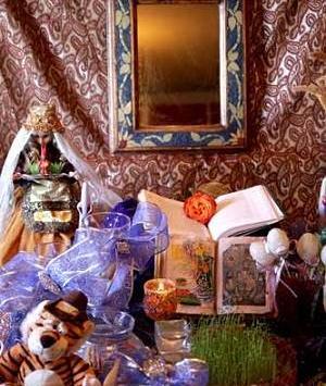 عکس سفره هفت سین پلکانی