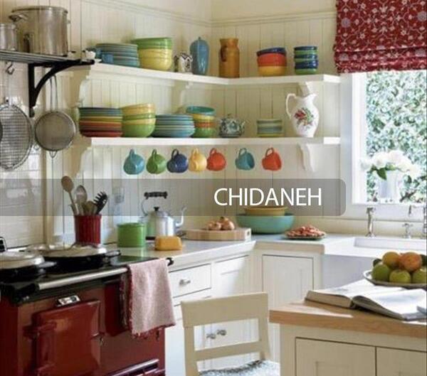 عکس ایده برای اشپزخانه کم کابینت