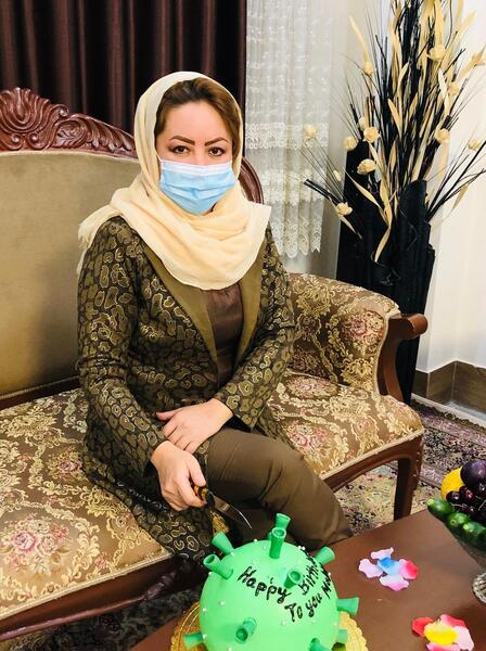 عکس کیک تولد زکیه