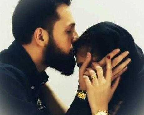 عکس بوسه بر پیشانی عاشقانه