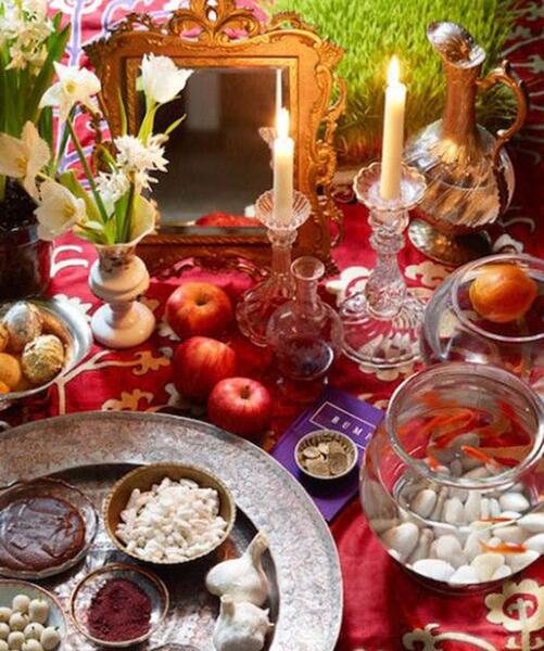 عکس سفره هفت سین مسی