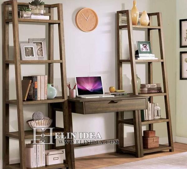 عکس ایده برای تزئین قفسه کتاب