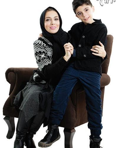 عکس رویا میرعلمی با خانواده