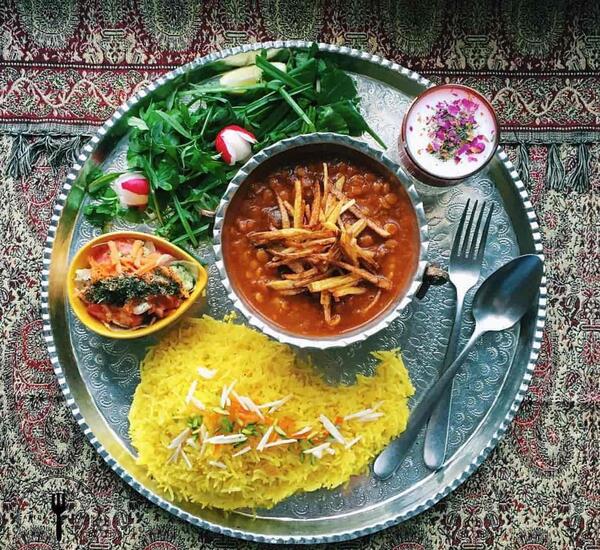 عکس غذای ایرانی قیمه