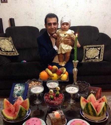 عکس یلدای سه نفرمون مبارک