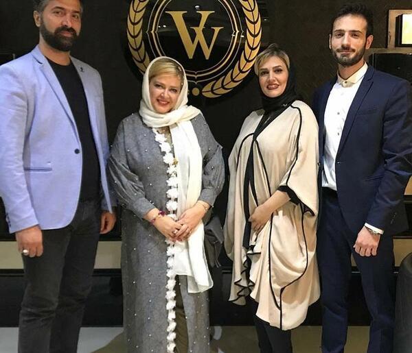 عکس بهاره افشاری و همسرش