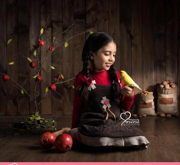 عکس یلدایی در فضای باز