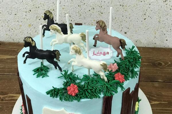 عکس کیک تولد پسرانه جنگلی