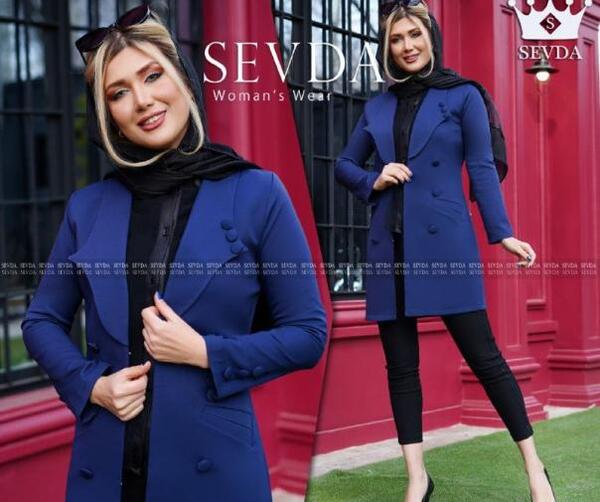 عکس مدل مانتو جدید یقه امریکایی