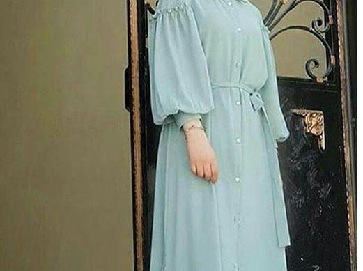 عکس مدل مانتو بلند جلو بسته در اینستاگرام