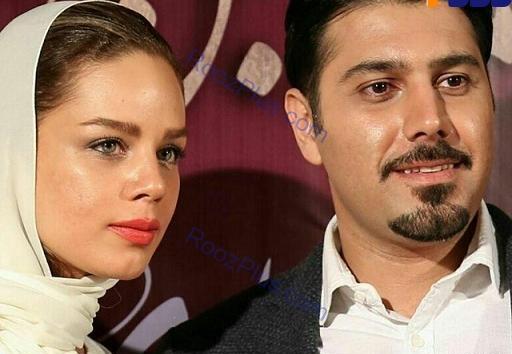 عکس احسان خواجه امیری با همسرش