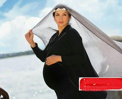 عکس بارداری روناک یونسی