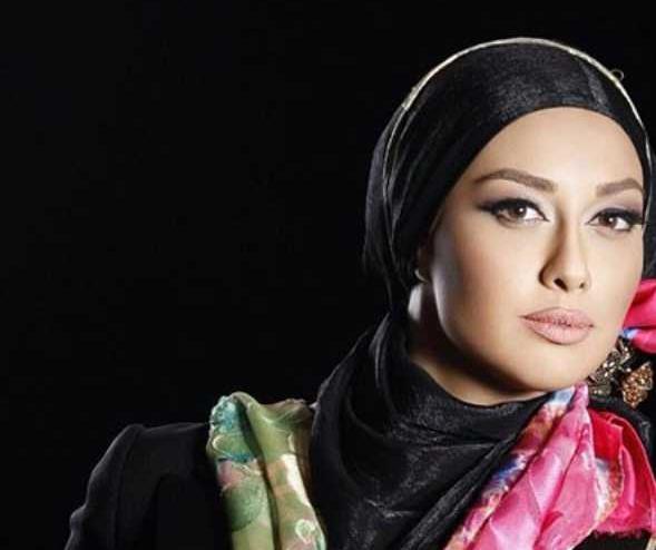 عکس با حجاب از صدف طاهریان