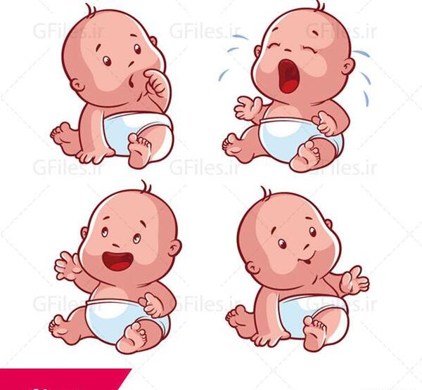 عکس نوزاد پسر کارتونی