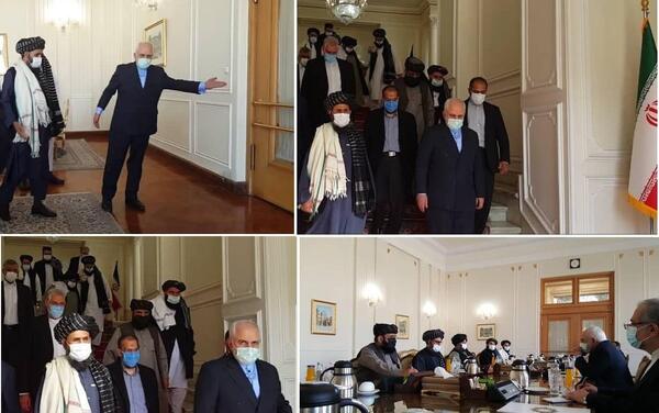 عکس طالبان با ظریف