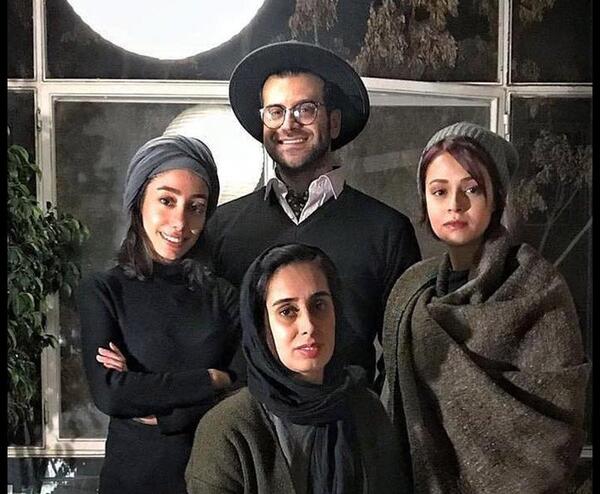 عکس حدیث چهره پرداز و روزبه حصاری