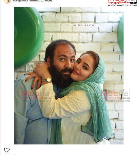 عکس نوشته نرگس و علی