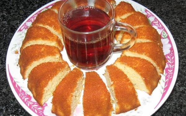 عکس چای و شیرینی عصرانه