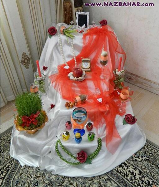 عکس هفت سین طبقه ای