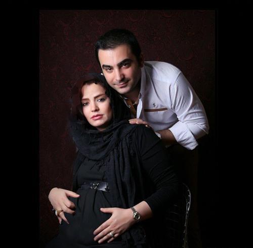 عکس بارداری همسر پژمان بازغی