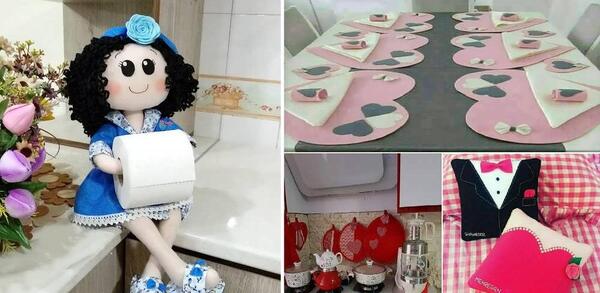 عکس ایده دستگیره یخچال نمدی