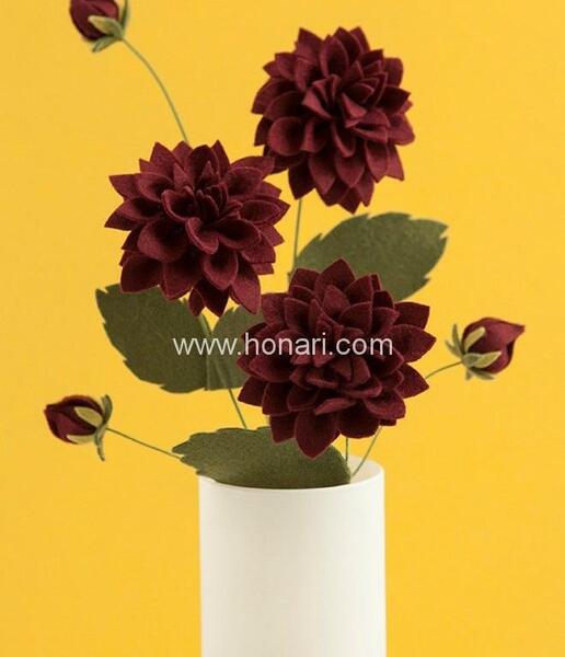 عکس گلهای نمدی زیبا