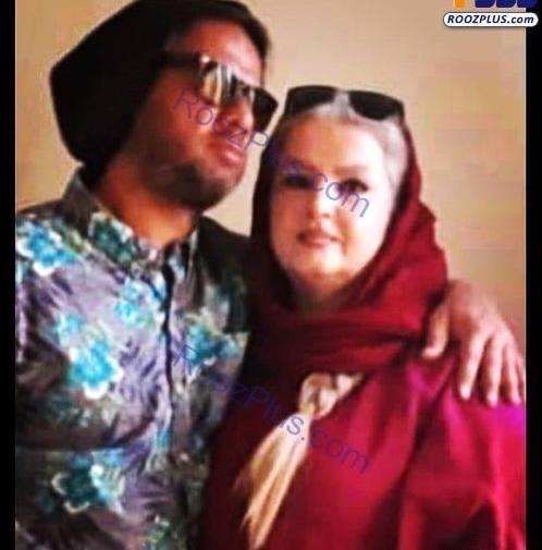 عکس زن واقعی علی صادقی