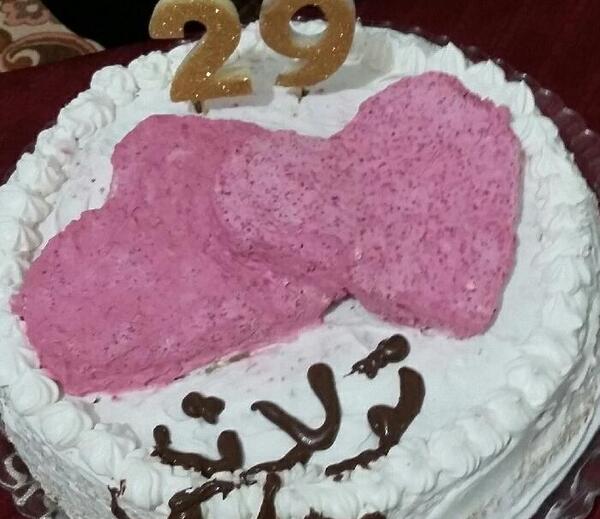 عکس کیک تولد فاطمه جان تولدت مبارک