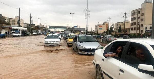 عکس باران امروز شیراز