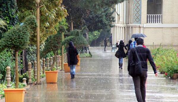 عکس باران امروز شیراز