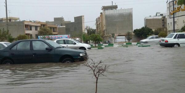 عکس باران امروز شیراز