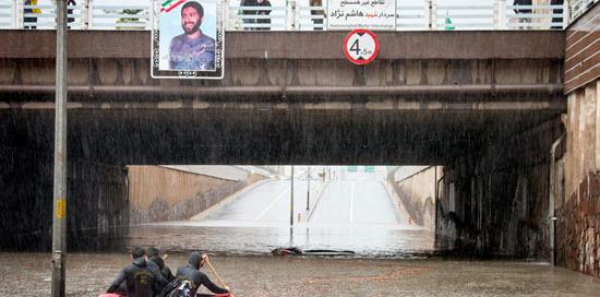 عکس باران امروز شیراز