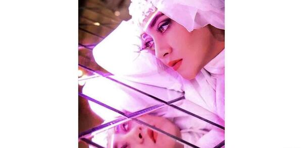 عکس بهاره کیان افشار با لباس عروس
