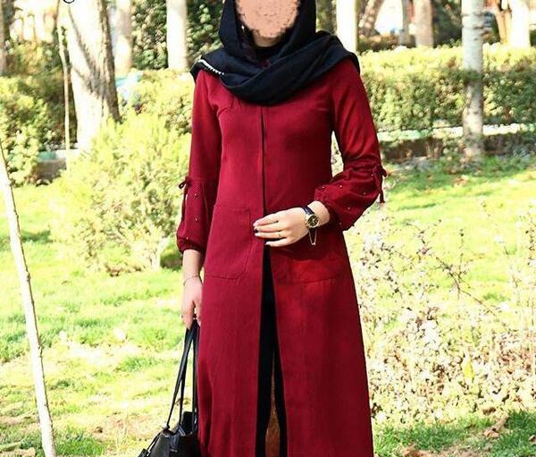 عکس مدل مانتو آستین مچی دار