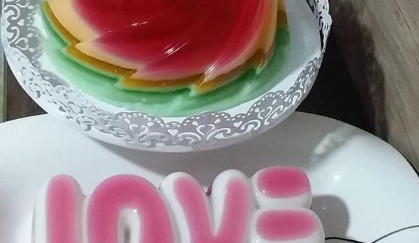 عکس ژله های رنگی