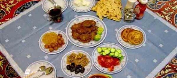 عکس غذای ماه رمضان