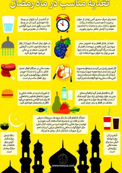 عکس غذای ماه رمضان