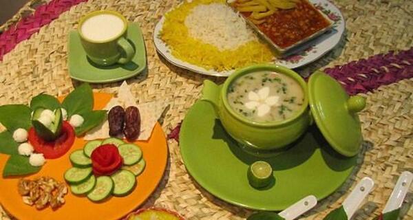 عکس غذای ماه رمضان