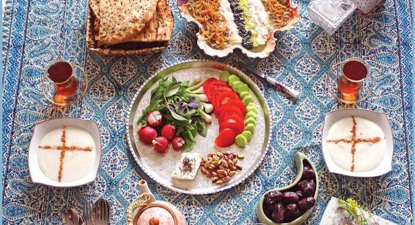 عکس غذای ماه رمضان