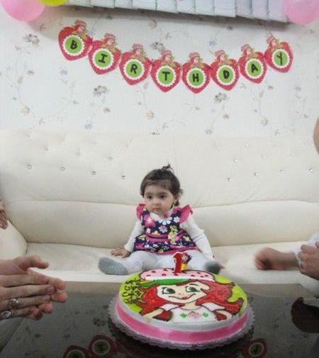 عکس ساجده جان تولدت مبارک