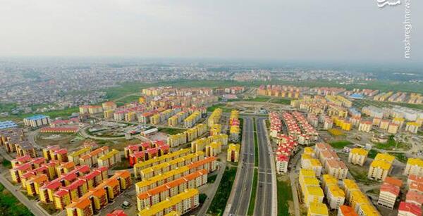 عکس هوایی رشت