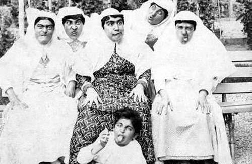 عکس خنده دار زنان قاجار