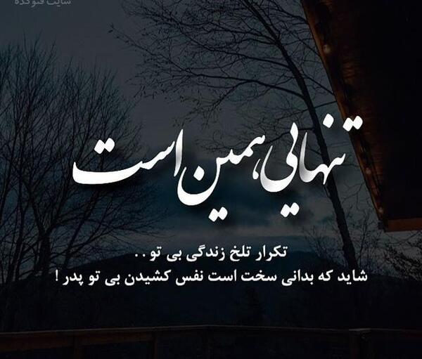 عکس نوشته پدرم زود رفتی