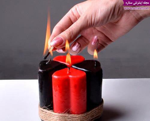 عکس ایده های جدید برای شمع سازی